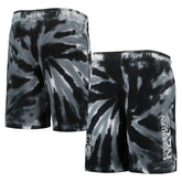 Black Brooklyn Nets Youth Santa Monica Tie-Dye Shorts | NBA