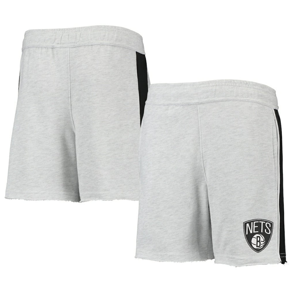 Heathered Gray Brooklyn Nets Youth Wingback Shorts | NBA