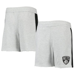 Heathered Gray Brooklyn Nets Youth Wingback Shorts | NBA