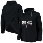 Boston Red Sox Levelwear Women's Vega Funnel Neck Raglan Pullover Sweatshirt - MLB Pullover