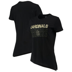 St. Louis Cardinals Levelwear Women's Birch Delta Asymmetrical T-Shirt - MLB T-shirts