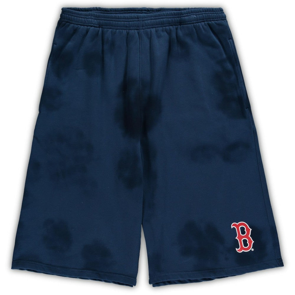 Boston Red Sox Big & Tall Tye Dye Fleece Shorts - MLB Shorts