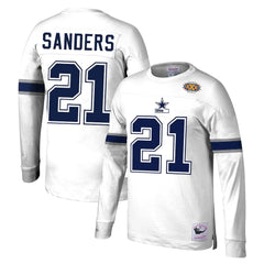 Dallas Cowboys Deion Sanders Retired Player Name & Number Long Sleeve Top | NFL US