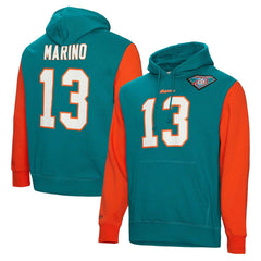 Miami Dolphins Dan Marino Retired Player Name & Number Pullover Hoodie | NFL Outlet
