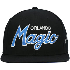 Black Orlando Magic Hardwood Classics Script 2.0 Snapback Hat sale | NBA
