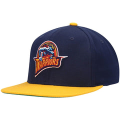Navy/Gold Golden State Warriors Hardwood Classics Team Two-Tone 2.0 Snapback Hat sale | NBA