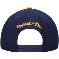 Navy/Gold Golden State Warriors Hardwood Classics Team Two-Tone 2.0 Snapback Hat sale | NBA