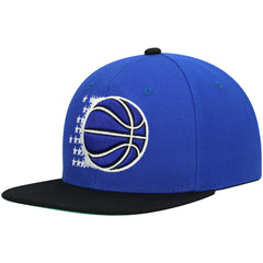 Blue/Black Orlando Magic Hardwood Classics Team Two-Tone 2.0 Snapback Hat | NBA