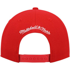 Red Chicago Bulls Hardwood Classics Team Ground 2.0 Snapback Hat | NBA