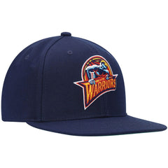 Navy Golden State Warriors Hardwood Classics Team Ground 2.0 Snapback Hat sale | NBA