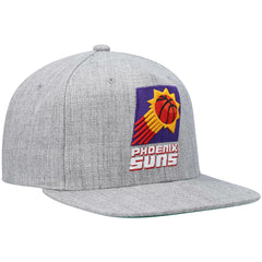 Heathered Gray Phoenix Suns Hardwood Classics Team 2.0 Snapback Hat | NBA