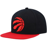 Black/Red Toronto Raptors Team Two-Tone 2.0 Snapback Hat | NBA