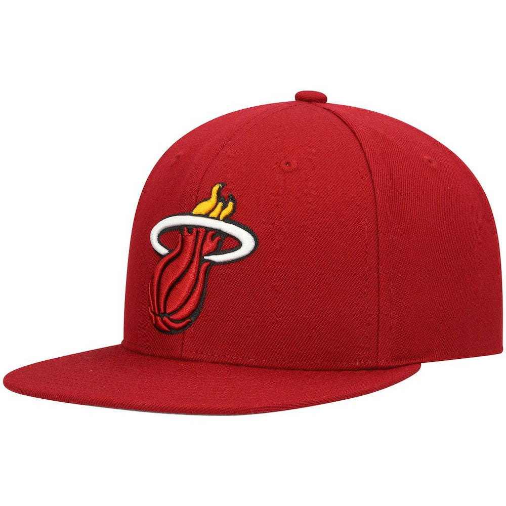 Red Miami Heat Ground 2.0 Snapback Hat | NBA