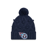 Tennessee Titans Women's Toasty Cuffed Knit Hat with Pom | NFL Near me