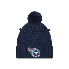 Tennessee Titans Women's Toasty Cuffed Knit Hat with Pom | NFL Near me