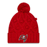 Tampa Bay Buccaneers Women's Toasty Cuffed Knit Hat with Pom | NFL Online