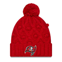 Tampa Bay Buccaneers Women's Toasty Cuffed Knit Hat with Pom | NFL Online