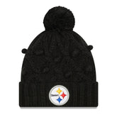 Pittsburgh Steelers Women's Toasty Cuffed Knit Hat with Pom | NFL Online