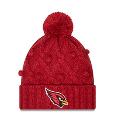 Arizona Cardinals Women's Toasty Cuffed Knit Hat with Pom | NFL Online