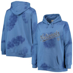 Washington Nationals Women's Plus Size Cloud Pullover Hoodie - MLB Hoodies