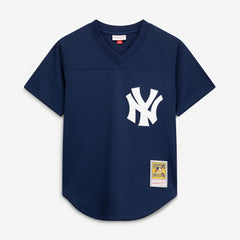 Rickey Henderson New York Yankees Mitchell & Ness Cooperstown Collection Mesh Batting Practice Button-Up Jersey - MLB Jerseys