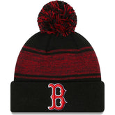 Boston Red Sox New Era Chilled Cuffed Knit Hat with Pom - MLB Hats