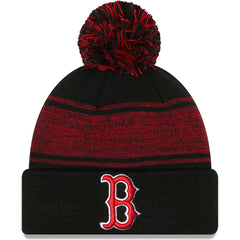Boston Red Sox New Era Chilled Cuffed Knit Hat with Pom - MLB Hats