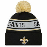 New Orleans Saints Youth Repeat Cuffed Knit Hat with Pom | NFL Discount