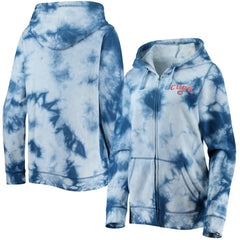 Chicago Cubs New Era Women's Tie-Dye Full-Zip Hoodie - MLB Hoodies