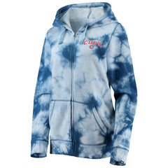 Chicago Cubs New Era Women's Tie-Dye Full-Zip Hoodie - MLB Hoodies