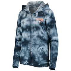 Houston Astros New Era Women's Tie-Dye Full-Zip Hoodie - MLB Hoodies