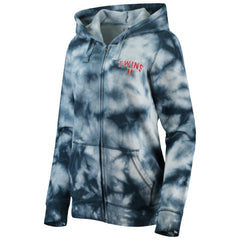 Minnesota Twins New Era Women's Tie-Dye Full-Zip Hoodie - MLB Hoodies