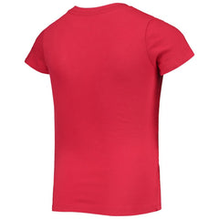 Washington Nationals New Era Girls Youth Flip Sequin Team T-Shirt - MLB T-shirts