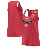 Red Atlanta Hawks Women's Scoop-Neck Racerback Tank Top | NBA