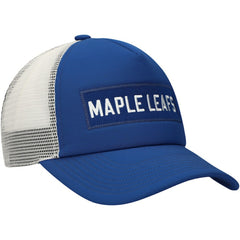 Toronto Maple Leafs adidas Team Plate Trucker Snapback Hat - NHL Hats