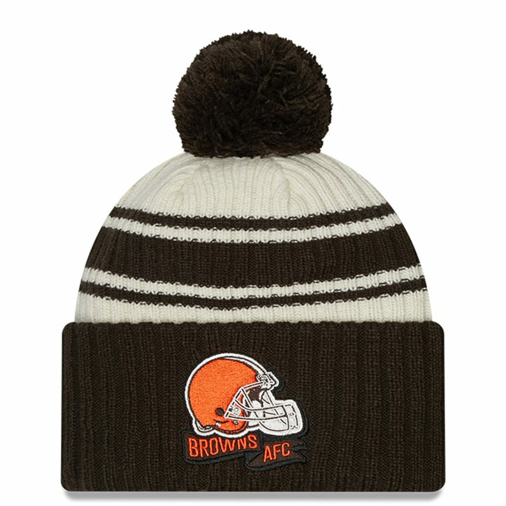 Cleveland Browns 2022 Sideline Sport Cuffed Pom Knit Hat | NFL Outlet