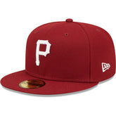 Pittsburgh Pirates New Era White Logo 59FIFTY Fitted Hat - MLB Hats