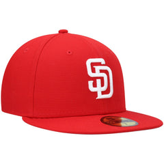 San Diego Padres New Era White Logo 59FIFTY Fitted Hat - MLB Hats