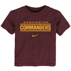 Washington Commanders Preschool Wordmark T-Shirt | NFL Online