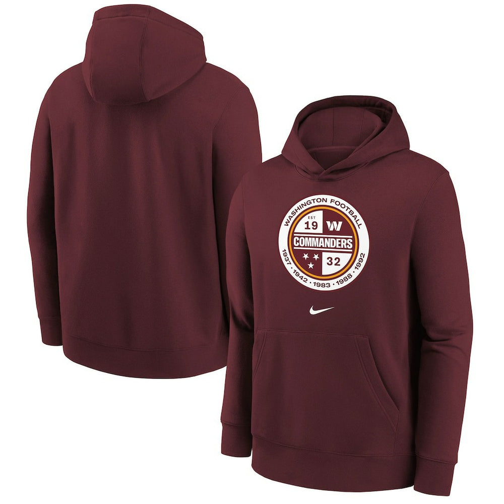 Washington Commanders Youth Alternate Logo Pullover Hoodie | NFL Online