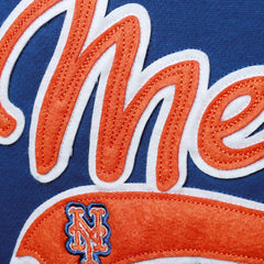 New York Mets Soft as a Grape Women's Plus Size Side Split Pullover Hoodie - MLB Hoodies