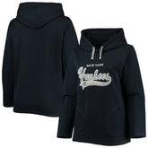 New York Yankees Soft as a Grape Women's Plus Size Side Split Pullover Hoodie - MLB Hoodies