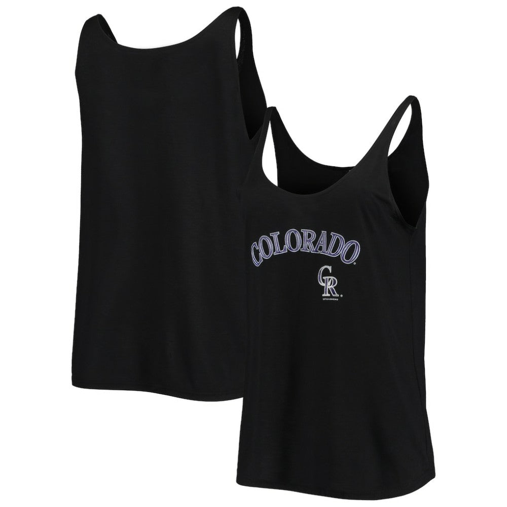 Colorado Rockies Soft as a Grape Women's Slouchy Tank Top - MLB Tanks