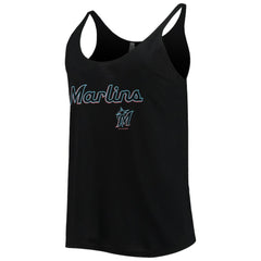Miami Marlins Soft as a Grape Women's Slouchy Tank Top - MLB Tanks