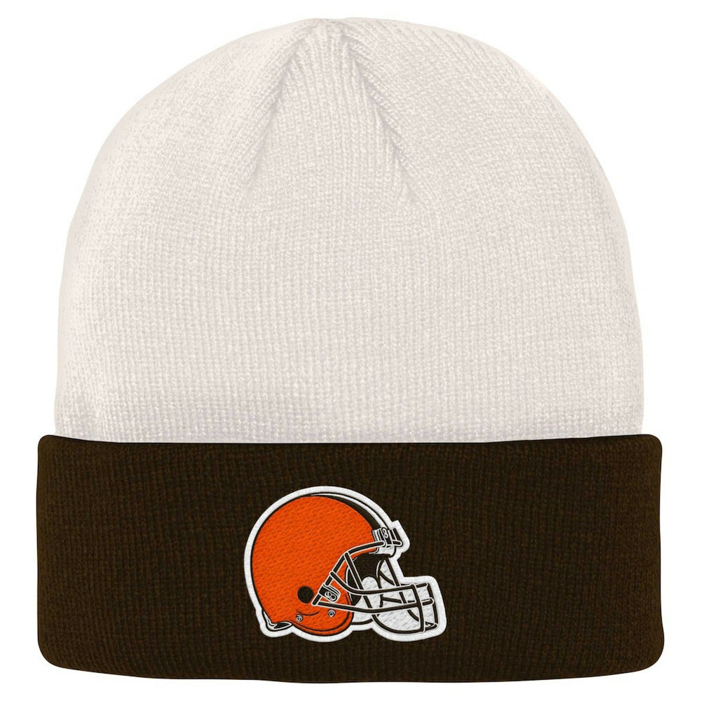 Cleveland Browns Youth Bone Cuffed Knit Hat | NFL Online