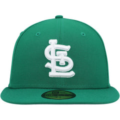 St. Louis Cardinals New Era White Logo 59FIFTY Fitted Hat - MLB Hats