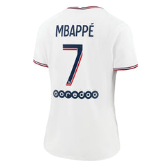 Kylian Mbappé Paris Saint-Germain Jordan Brand Women's 2021/22 Fourth Replica Jersey