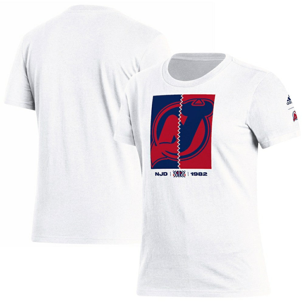 New Jersey Devils adidas Women's Reverse Retro 2.0 Playmaker T-Shirt - NHL T-shirts