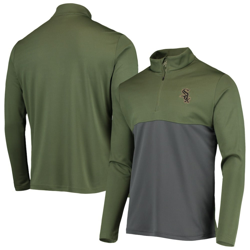 Chicago White Sox Levelwear Delta Pursue Quarter-Zip Jacket - MLB Jackets