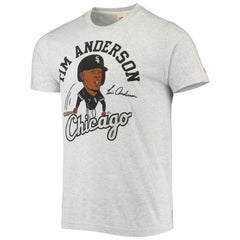 Tim Anderson Chicago White Sox Homage Caricature Tri-Blend T-Shirt - MLB T-shirts